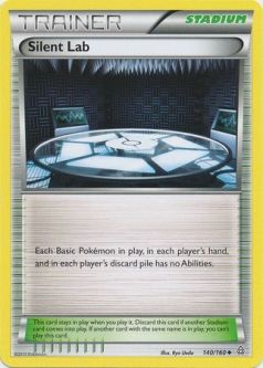 Pokemon Card - Primal Clash 140/160 - SILENT LAB (uncommon)