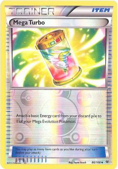 Pokemon Card - XY Roaring Skies 86/108 - MEGA TURBO (reverse holo)