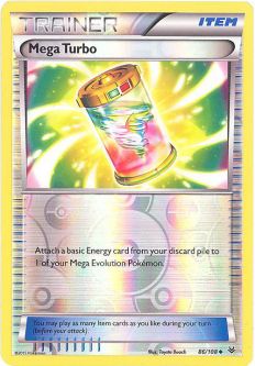 Pokemon Card - XY: Roaring Skies 86/108 - MEGA TURBO (reverse holo)