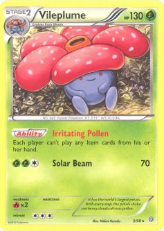 Pokemon Card - XY: Ancient Origins 3/98 - VILEPLUME (rare)