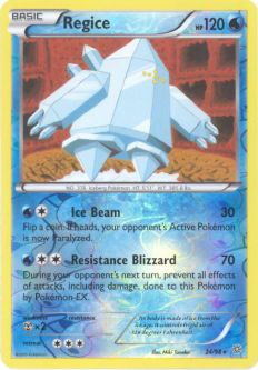 Pokemon Card - XY Ancient Origins 24/98 - REGICE (reverse holo)