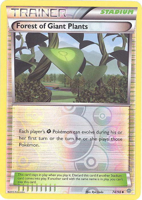 Pokemon Card - XY: Ancient Origins 74/98 - FOREST OF GIANT PLANTS