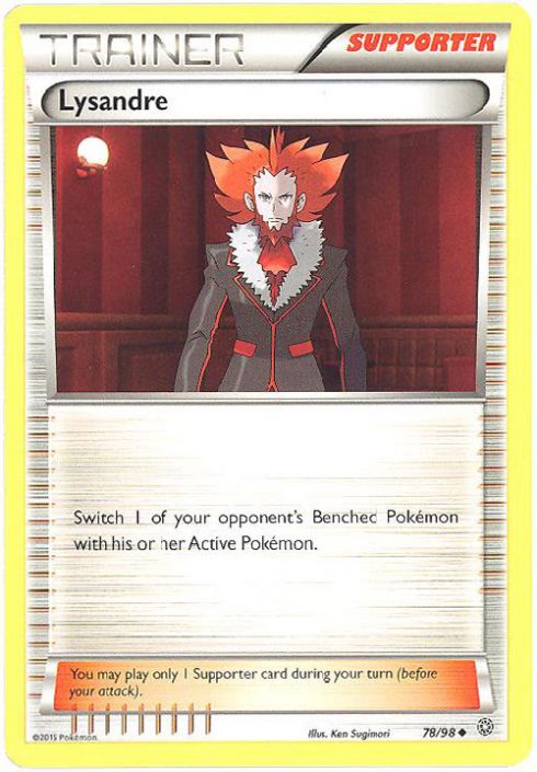 Pokemon Card - XY: Ancient Origins 78/98 - LYSANDRE (uncommon):  BBToyStore.com - Toys, Plush, Trading Cards, Action Figures & Games online  retail store shop sale