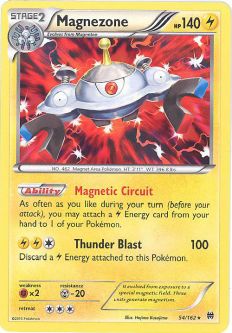 Pokemon Card - XY BREAKthrough 54/162 - MAGNEZONE (holo-foil)