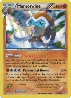 Pokemon Card - XY: BREAKthrough 82/162 - MAMOSWINE (holo-foil)