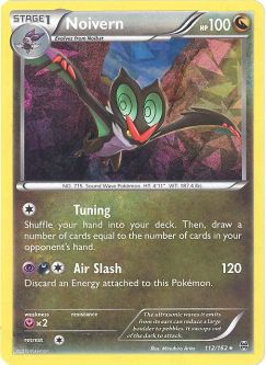 Pokemon Card - XY BREAKthrough 112/162 - NOIVERN (SHATTERED holo-foil)