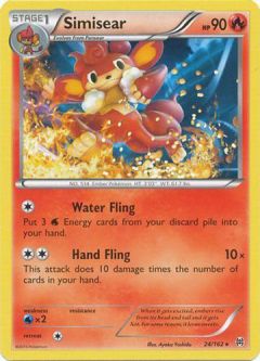 Pokemon Card - XY: BREAKthrough 24/162 - SIMISEAR (rare)