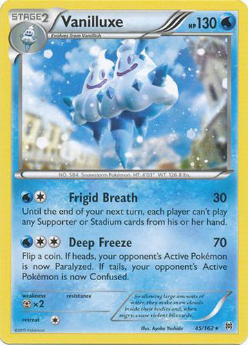 Vanilluxe (45/162) [XY: BREAKthrough] Near Mint Reverse Holofoil