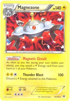 Pokemon Card - XY: BREAKthrough 54/162 - MAGNEZONE (rare)