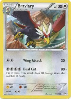 Pokemon Card - XY: BREAKthrough 130/162 - BRAVIARY (rare)
