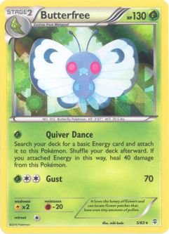 Pokemon Card - Generations 5/83 - BUTTERFREE (holo-foil)