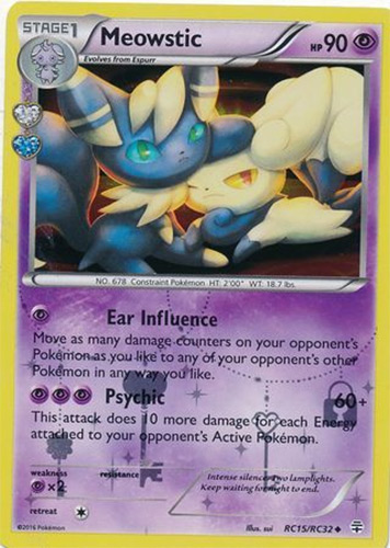 Pokemon Card - Generations RC15/RC32 - MEOWSTIC (holo-foil)