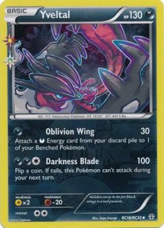 Pokemon Card - Generations RC16/RC32 - YVELTAL (holo-foil)