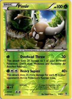 Pokemon Card - Generations 9/83 - PINSIR (reverse holo-foil)