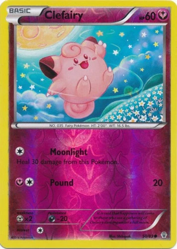 Pokemon Card - Generations 50/83 - CLEFAIRY (reverse holo)