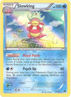 Pokemon Card - XY BREAKpoint 21/122 - SLOWKING (holo-foil)
