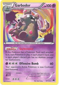 Pokemon Card - XY BREAKpoint 57/122 - GARBODOR (holo-foil)
