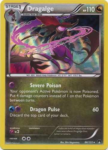 Pokemon Card - XY: BREAKpoint 86/122 - DRAGALGE (holo-foil)