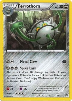 Pokemon Card - XY: BREAKpoint 80/122 - FERROTHORN (rare)
