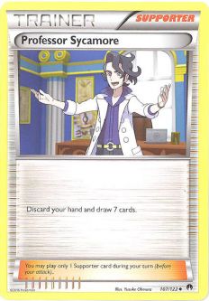 Pokemon Card - XY BREAKpoint 107/122 - PROFESSOR SYCAMORE (uncommon)