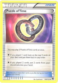 Pokemon Card - XY: BREAKpoint 109/122 - PUZZLE OF TIME (uncommon)