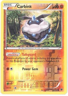 Pokemon Card - Fates Collide 50/124 - CARBINK (reverse holo-foil)