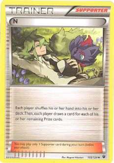 Pokemon Card - XY: Fates Collide 105/124 - N (uncommon)