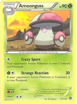 Pokemon Card - XY Steam Siege 13/114 - AMOONGUSS (rare)