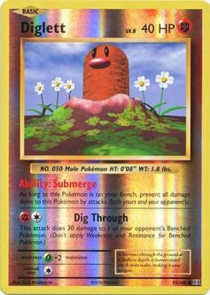 Pokemon Card - XY: Evolutions 55/108 - DIGLETT (reverse holo)