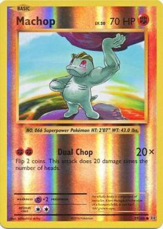 Pokemon Card - XY: Evolutions 57/108 - MACHOP (reverse holo)