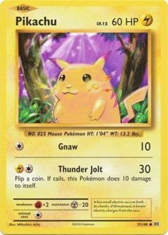 Pokemon Card - XY: Evolutions 35/108 - PIKACHU (common)