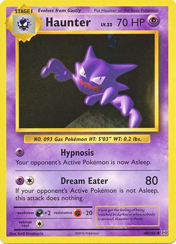 Pokemon Card - XY: Evolutions 48/108 - HAUNTER (uncommon)