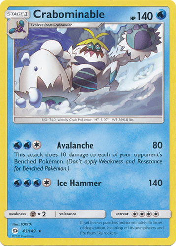 pokemon card crabominable Crabominable [JAPANESE] (SV7 - Stellar Miracle)(107/102 main image 0
