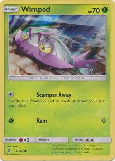 Pokemon Card - S&M: Guardians Rising 8/145 - WIMPOD (holo-foil promo)