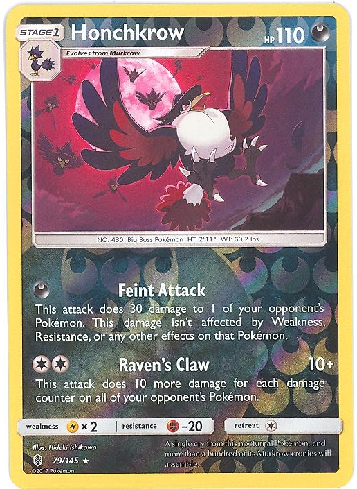 Honchkrow plush best sale