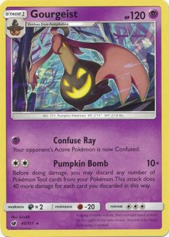 Pokemon Card - S&M: Crimson Invasion 45/111 - GOURGEIST (rare)
