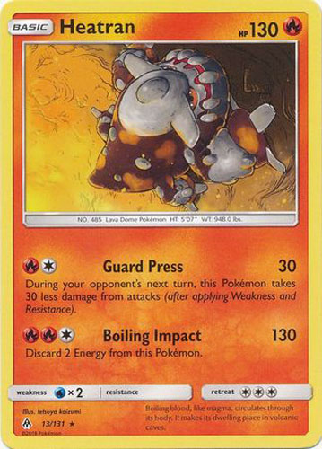 Pokemon Card - S&M: Forbidden Light 13/131 - HEATRAN (rare): BBToyStore.com - Toys, Plush, Trading Cards, Action Figures & Games online retail store shop sale Pokemon Card - S&M: Forbidden Light 13/131 - HEATRAN (rare): BBToyStore.com - Toys, Plush, Trading Cards, Action Figures & Games online retail store shop sale