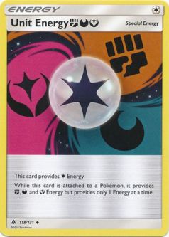 Pokemon Card - S&M: Forbidden Light 118/131 - UNIT ENERGY (uncommon)