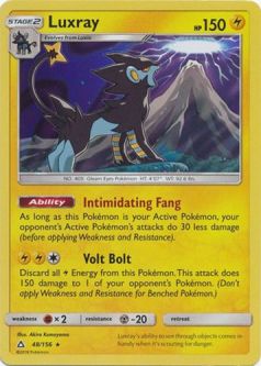 Pokemon Card - S&M: Ultra Prism 48/156 - LUXRAY (holo-foil)