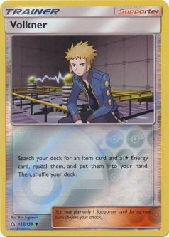 Pokemon Card - S&M: Ultra Prism 135/156 - VOLKNER (reverse holo)