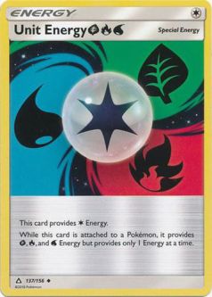Pokemon Card - S&M: Ultra Prism 137/156 - UNIT ENERGY GFW (uncommon)