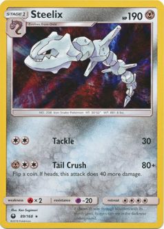 Pokemon Card - S&M: Celestial Storm 89/168 - STEELIX (holo-foil)