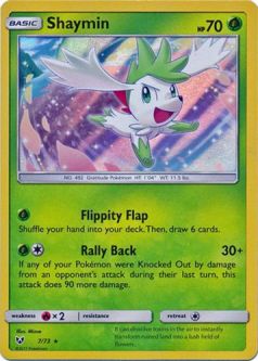 Pokemon Card - Shining Legends 7/73 - SHAYMIN (holo-foil)