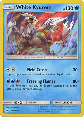 Pokemon Card 21/124 Pokemon TCG Card - White Kyurem Holo #21/124 (XY Fates Collide) - Near Mint Single XY Fates Collide Pokemon Card Pokemon Card 21/124 Pokemon TCG Card - White Kyurem Holo #21/124 (XY Fates Collide) - Near Mint Single XY Fates Collide Pokemon Card