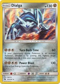 Pokemon Card - Lost Thunder 127/214 - DIALGA (holo-foil)