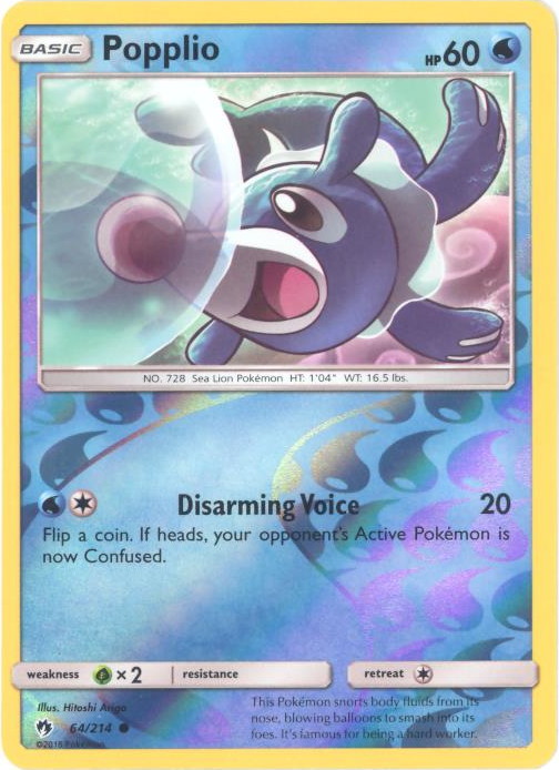 Pikipek 164//214 Reverse Holo Lost Thunder Mint Pokemon Card