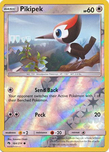 Pokemon Card - S&M: Lost Thunder 164/214 - PIKIPEK (reverse holo)