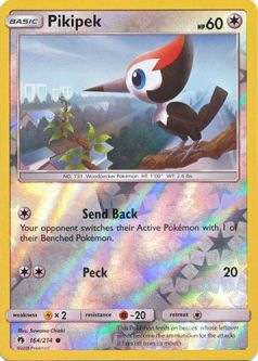 Pokemon Card - S&M: Lost Thunder 164/214 - PIKIPEK (reverse holo)