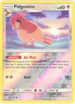 Pokemon Card - S&M: Team Up 123/181 - PIDGEOTTO (reverse holo)