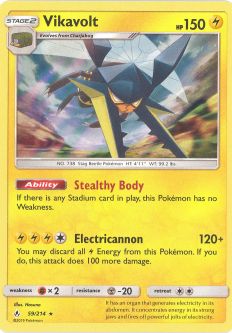 Pokemon Card - S&M: Unbroken Bonds 59/214 - VIKAVOLT (holo-foil)